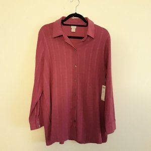 Chico's Woman's Travelers Long Sleeve Shirt